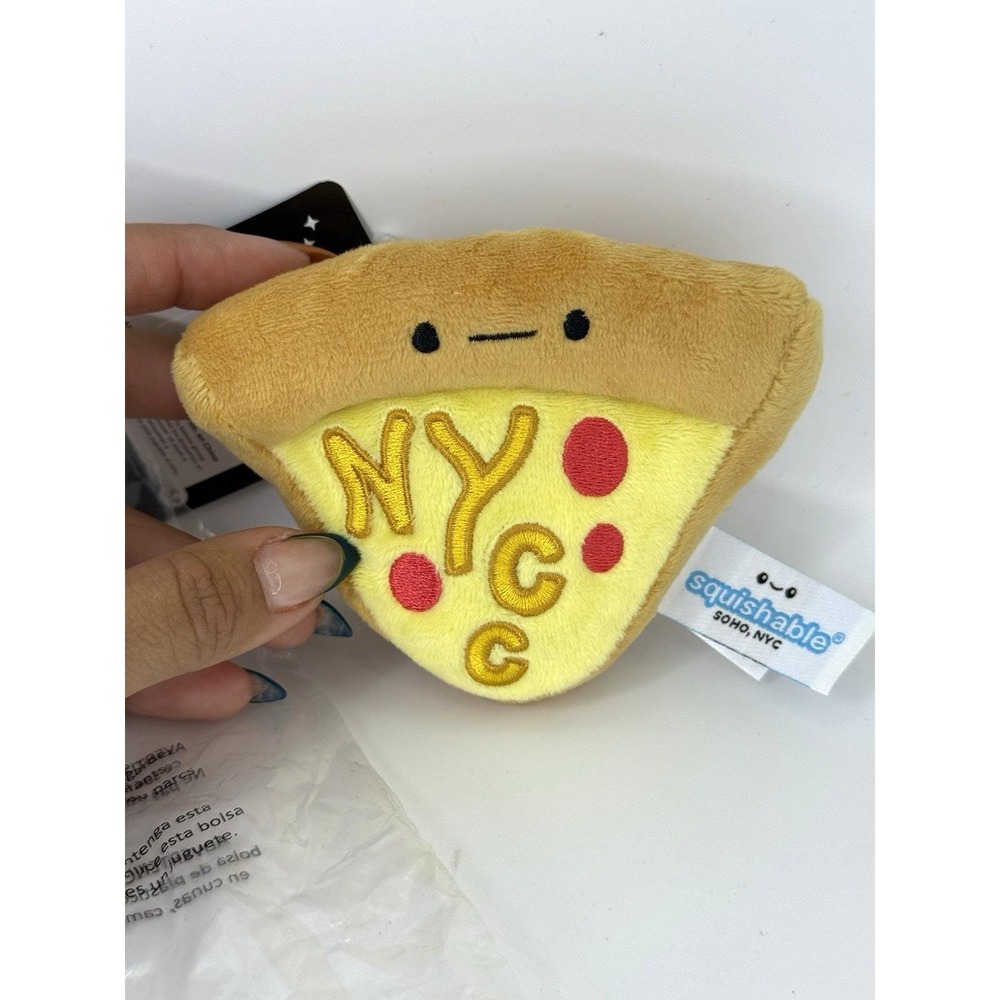 NYCC 2024 Squishable Pizza Slice Plush Keychain Limited Edition of 1200 NWT‎